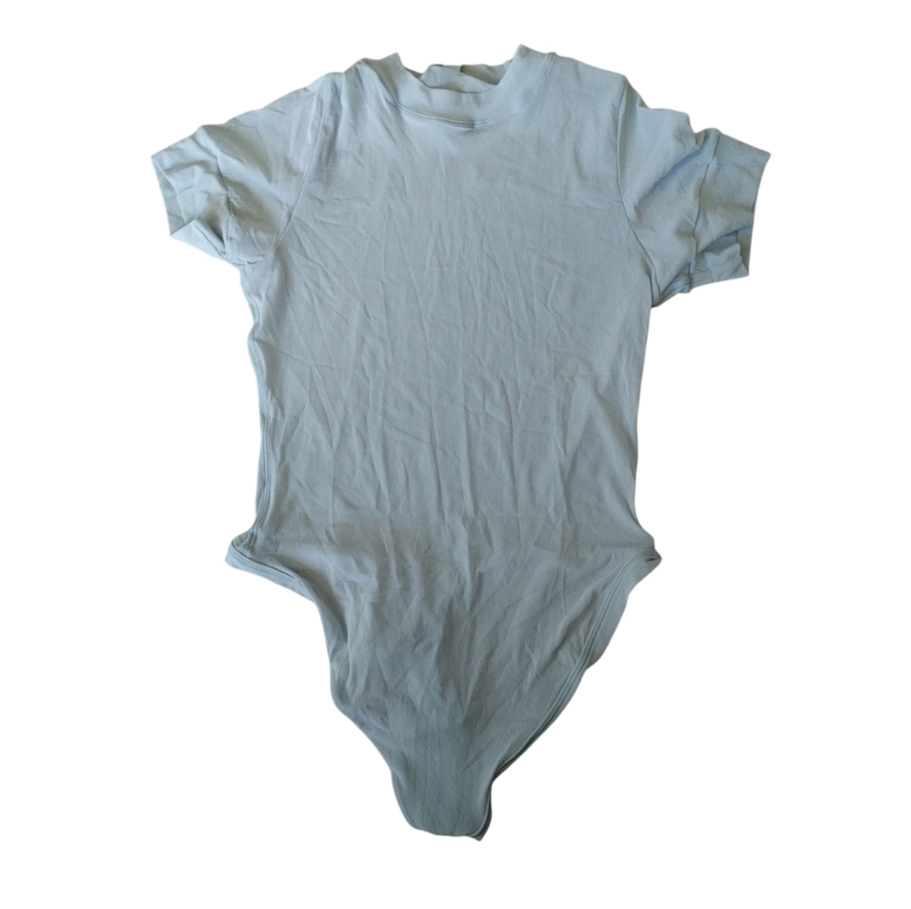 SKIMS Sheer Mesh Short Sleeve Bodysuit